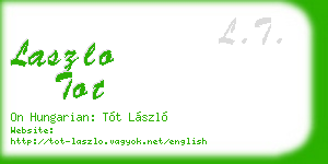 laszlo tot business card